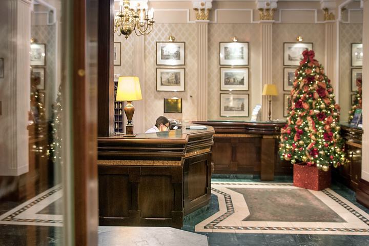 Interior entrance