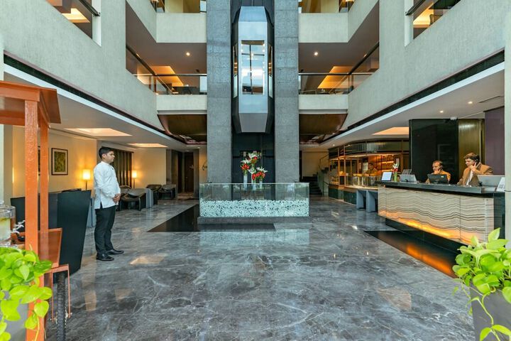 Interior entrance