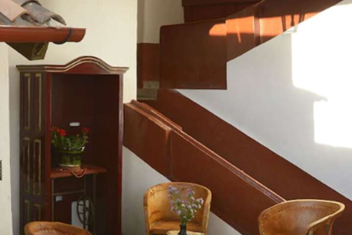 Interior entrance