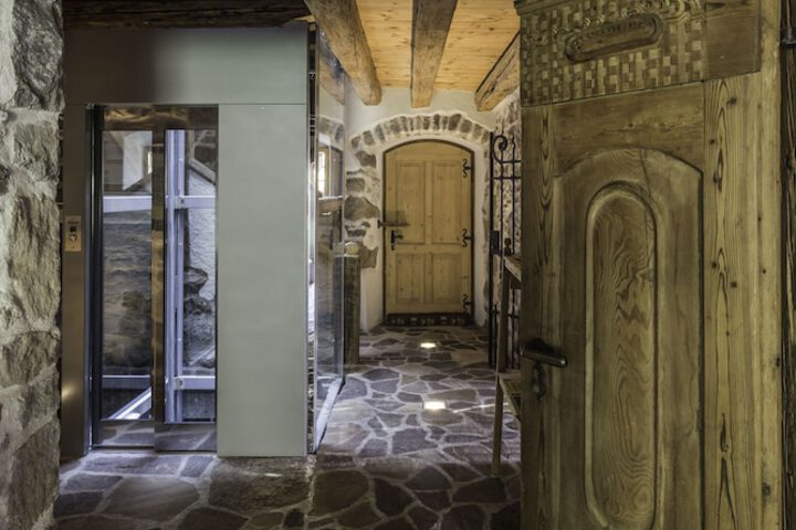 Interior entrance