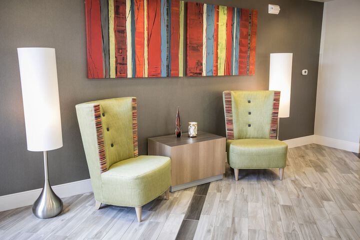 Lobby sitting area
