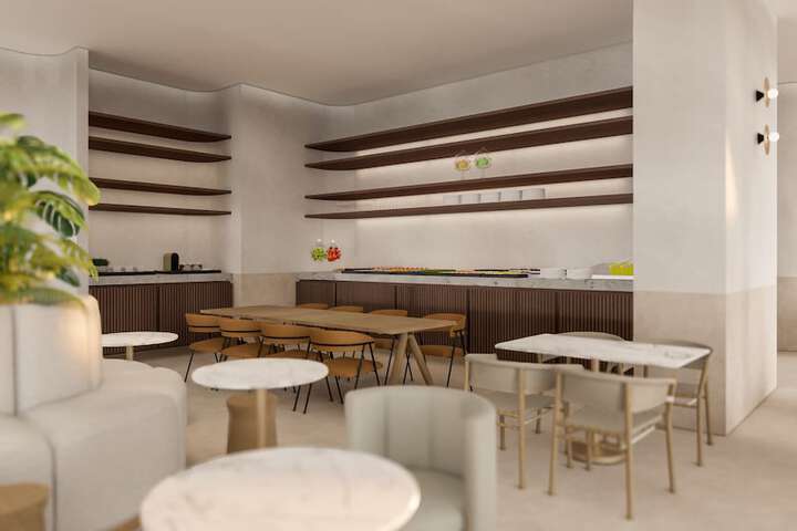 Breakfast area