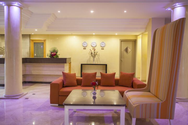 Lobby sitting area