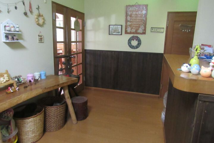 Interior entrance
