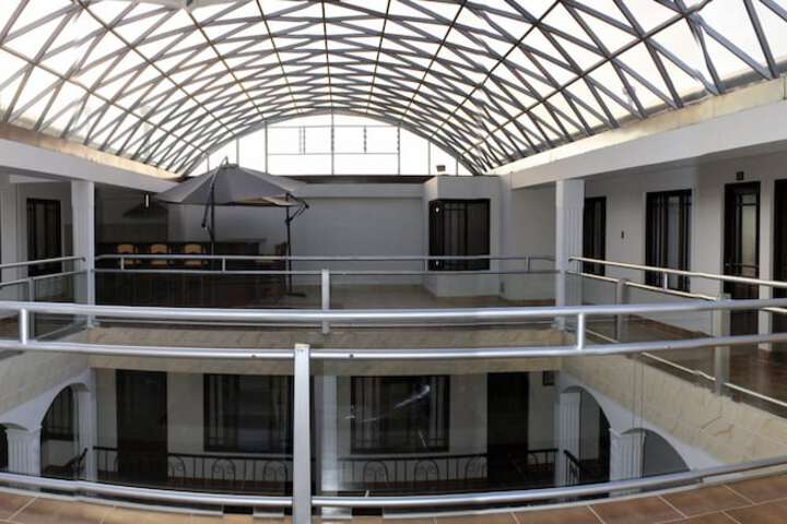 Interior entrance