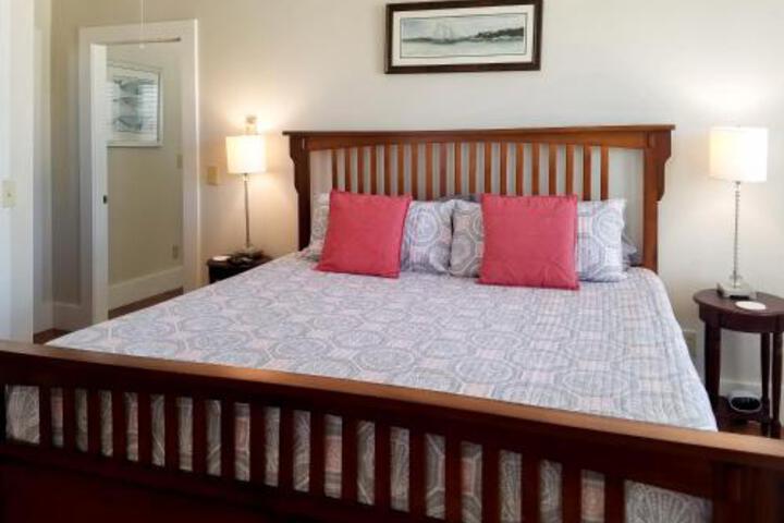 4 Commercial St. Admirals Quarters Apts by RedAwning in Boothbay Harbor, ME