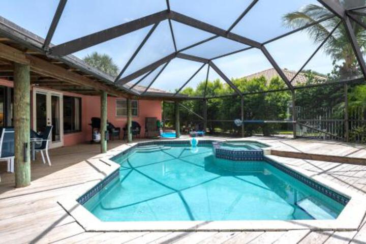 Waterfront Oasis on Private Dock Pool &  Firepit in West Palm Beach, FL