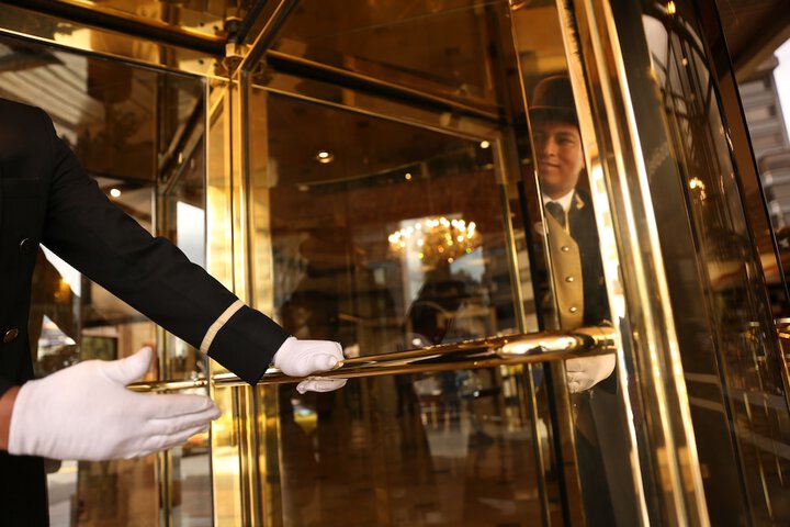 Interior entrance
