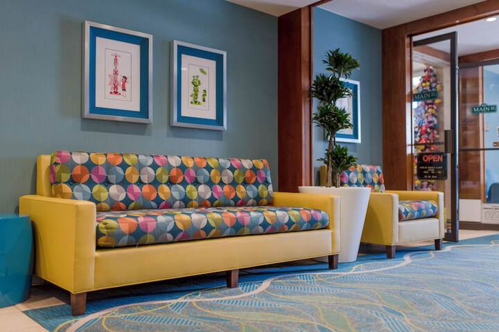 Lobby sitting area