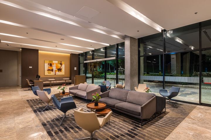 Lobby sitting area