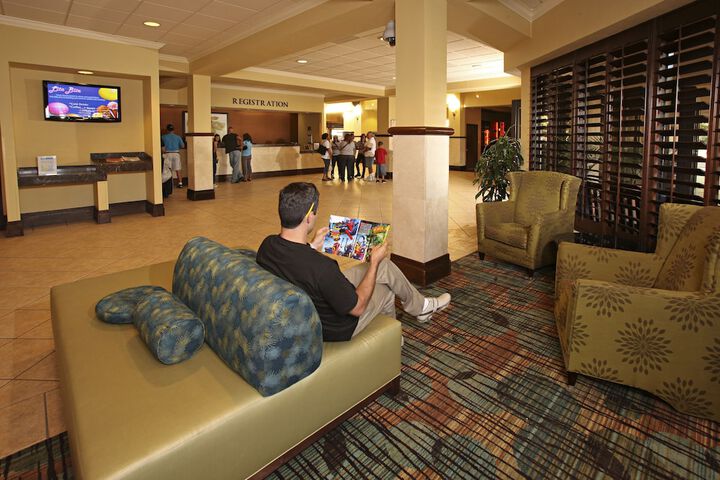 Lobby sitting area