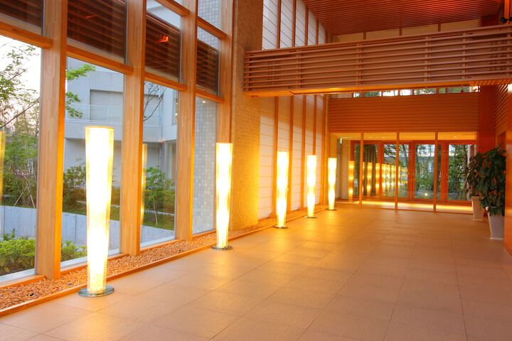 Interior entrance