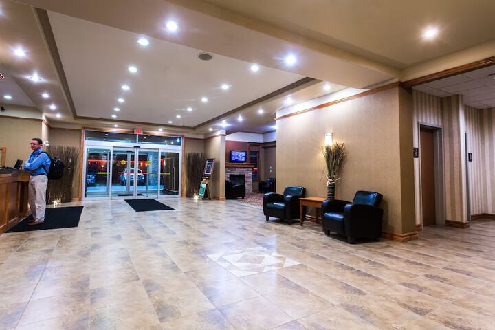 Interior entrance
