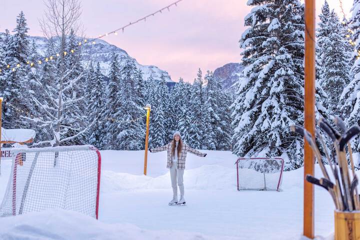 Ice skating