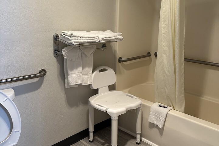1 King Bed Mobility Accessible Bathtub with Grab Bars (3 of 23)