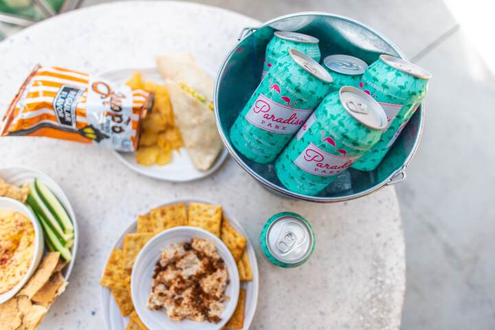 Poolside bar