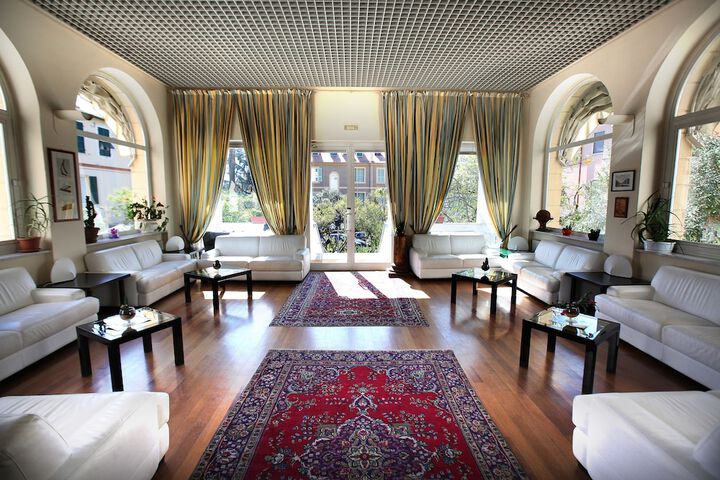 Interior entrance