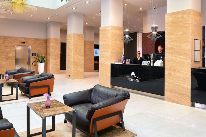 Interior entrance