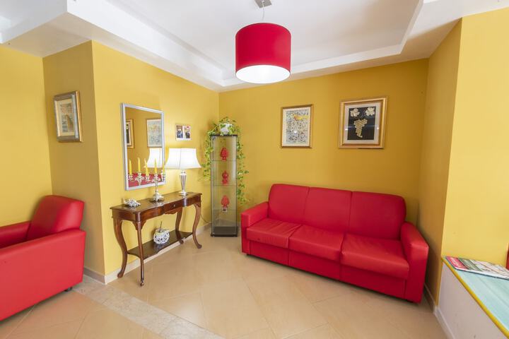 Lobby sitting area