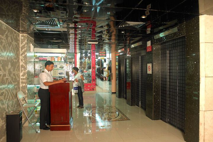 Interior entrance