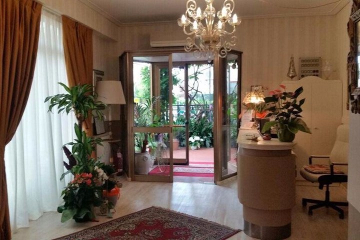 Interior entrance