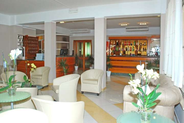 Lobby sitting area