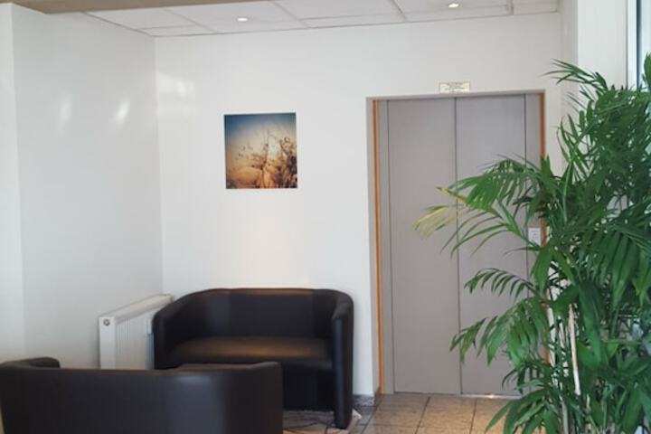 Lobby sitting area