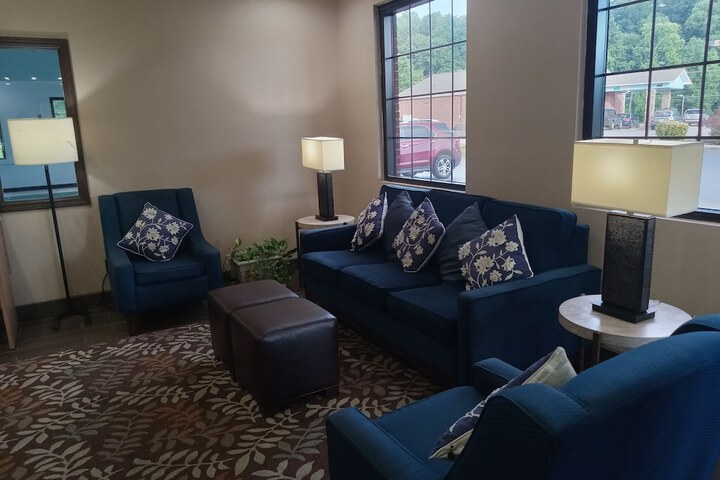 Lobby sitting area