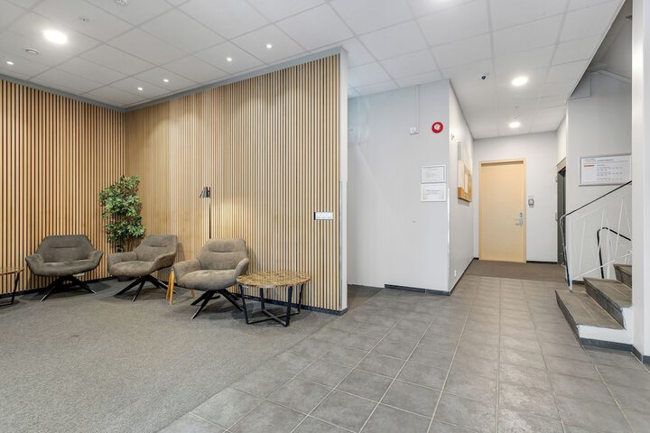 Interior entrance