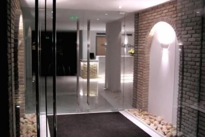 Interior entrance