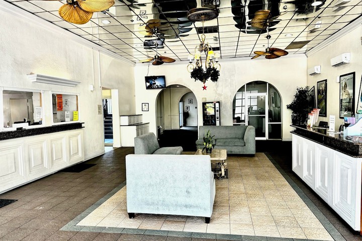 Lobby sitting area