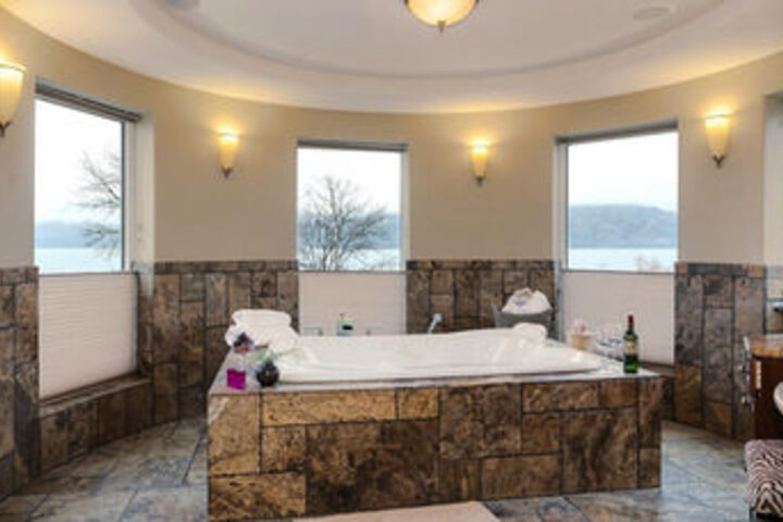Exterior of Beach Ave Castle Luxury Vacation Rental