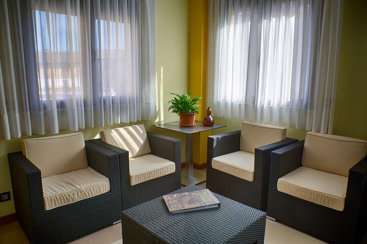 Lobby sitting area