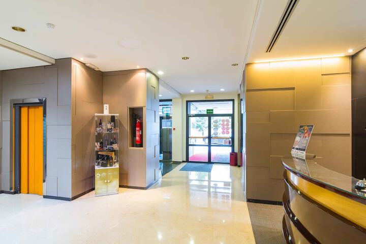 Interior entrance
