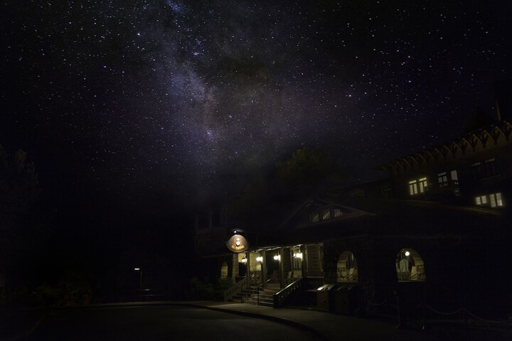 Front of property - evening/night