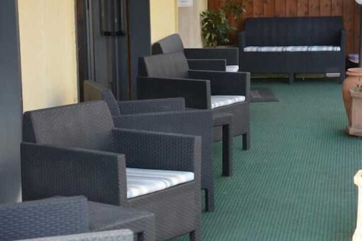 Lobby sitting area
