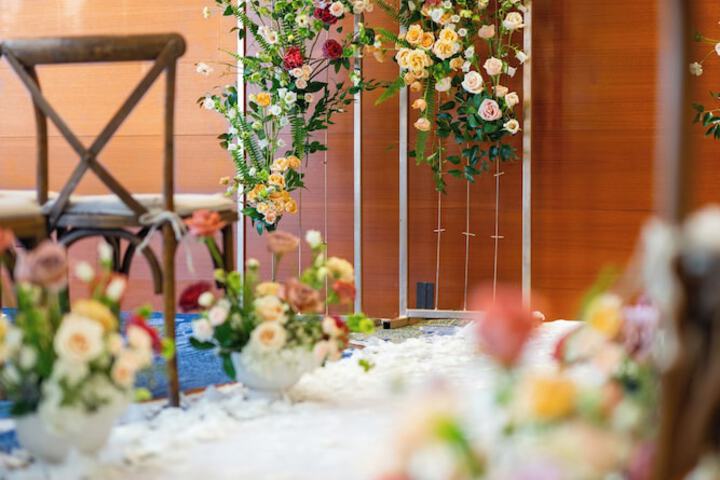 Indoor wedding
