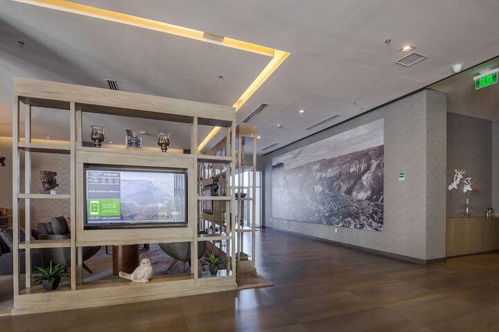 Interior entrance