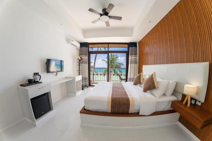 Exterior of Heron Beach Hotel - The Best Maldivian Getaway in DhiffushiMaldives