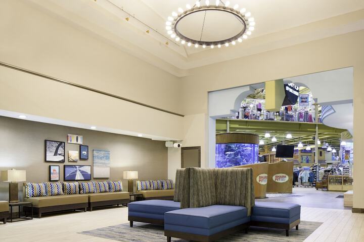 Interior entrance