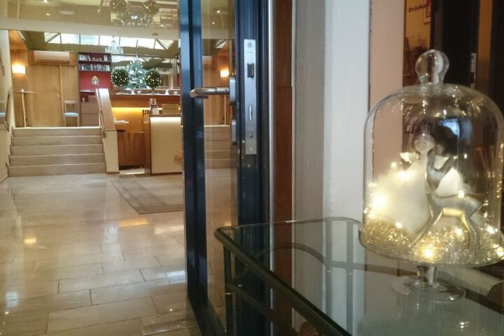 Interior entrance