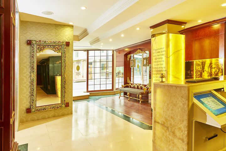 Interior entrance