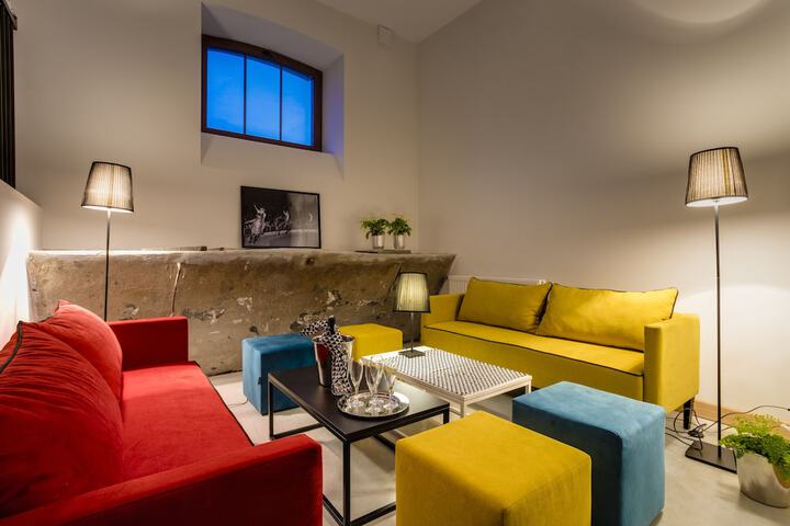 Lobby sitting area