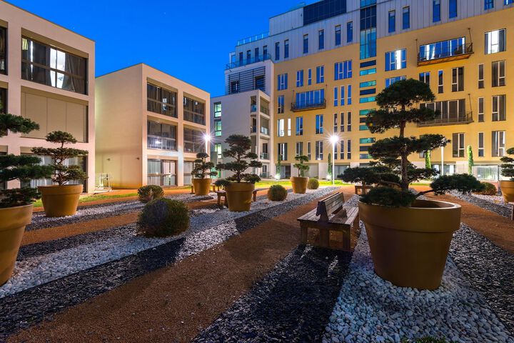 Front of property - evening/night