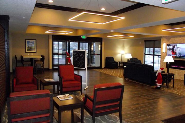 Lobby sitting area
