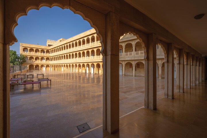 Interior entrance