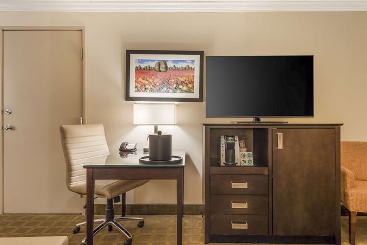 1 Queen Accessible Comm Assist Roll in Shower Microwave, Refrigerator Full Breakfast (16 of 18)