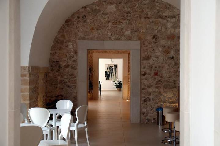 Interior entrance