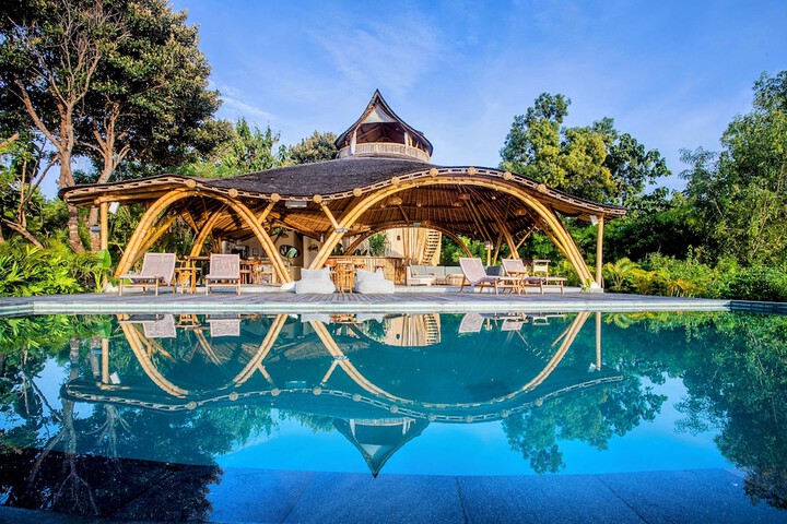 Les terrasses ceningan in Ceningan Island