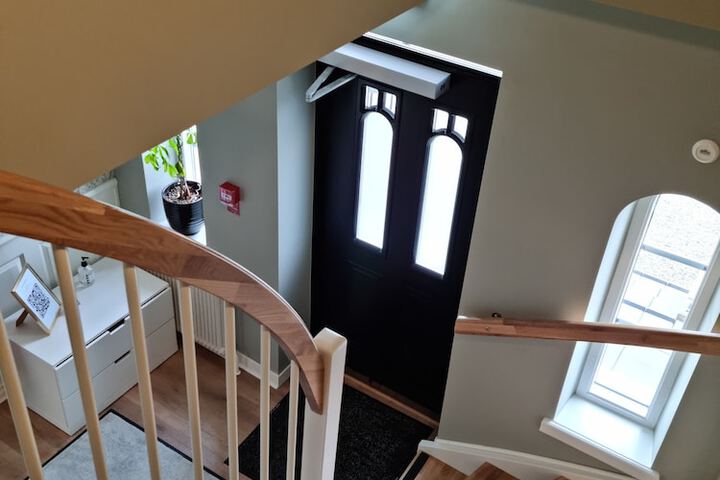 Interior entrance
